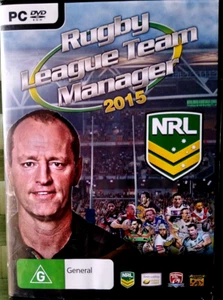 PC DVD ROM GAME: RUGBY LEAGUE TEAM MANAGER 2015 - ALTENATIVE SOFTWARE / LIKE NEW - Picture 1 of 3