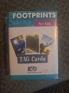 FOOTPRINTS FOR KIDS TAG CARDS RELIGIOUS CARD SETS NEW SEALED RARE CARDS - Picture 1 of 7