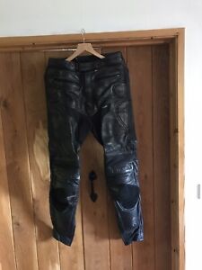 mens Belstaff  leather motorcycle trousers