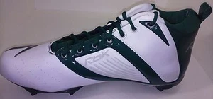 New Reebok NFL Pro All Out Speed Mid SD2 MEN'S Football Cleats White/Green 15 - Picture 1 of 4