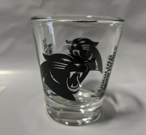 Carolina Panthers Game Day Logo Shot Glass NEW Cover
