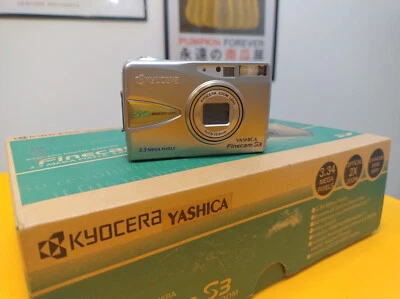 Kyocera Finecam S3 3.3 MP Digicam Sensore CCD + Scatola originale (Testata) - Immagine 1 di 4