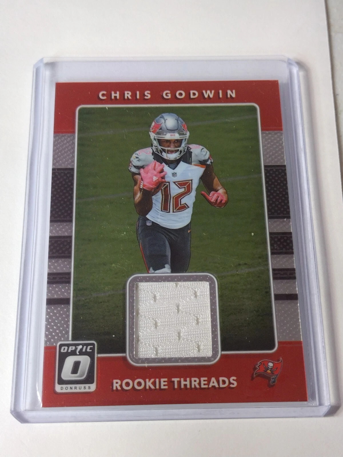 2017 Optic RC Rookie Threads Jersey #22 Chris Godwin Tampa Bay Buccaneers