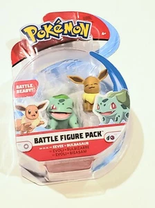 Eevee & Bulbasaur Articulated Pokemon Battle Figure Set  - Picture 1 of 2