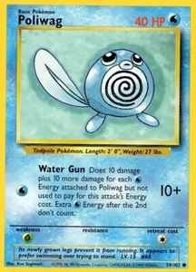 Pokémon Poliwag Karte 59/102 Base Set - Bild 1 von 1