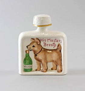 9997428 Porcelain Ens Flachmann Liquor Bottle Masters Breath Hand Painted H12cm - Picture 1 of 1