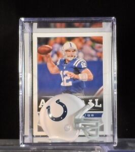 Andrew Luck Indianapolis Colts Trading Card & Mini-Helmet Display