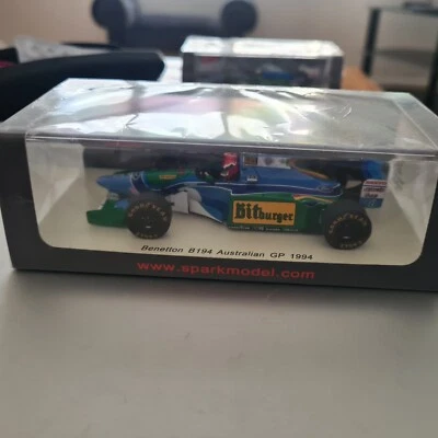 Spark S4484 1/43 1994 Benetton B194 GP de Australia retirado Johnny Herbert Foto 1 de 4