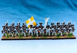 15 mm SYW Guerra de los Siete Años WGS pintado francés Normandía infantería Fa40 - Imagen 1 de 11