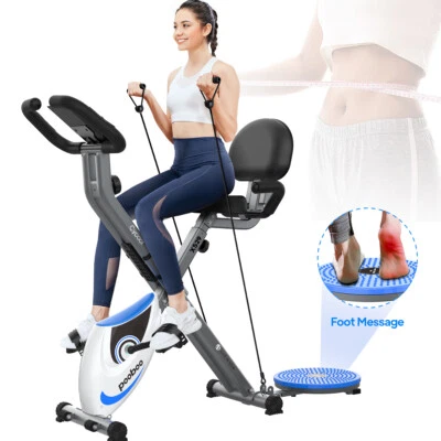 POOBOO Home Magnetic Resistance Cycling Bike Exercise Bike Stationary Bike Workout Bike
