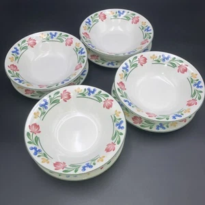 Farberware Stoneware Dorchester Set of 4 ” Salad Plates And 4 7.5” Bowls 388 - Picture 1 of 9