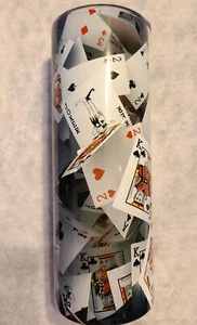 3D PLAYING CARDS 20oz. Stainless Steel Double Walled Tumbler - Picture 1 of 3
