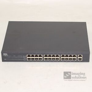 Dell PowerConnect 2324 24-Port Ethernet Switch w/ 2 Gigabit Ports Rack mountable