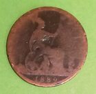 1889 Penny British/english Filler Coin Ref/5358
