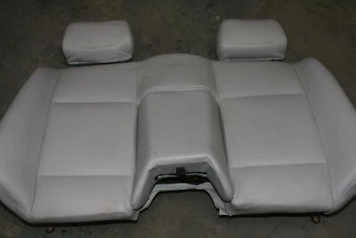 宝马 E36 M3 323 325 328 后皮革靠背靠背座椅可转换灰色 — 第 1/4 张图片