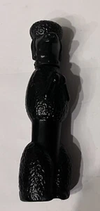 Vtg AVON Bon Bon Poodle Black Glass Bottle - with Elusive Cologne 1 fl. oz. - Picture 1 of 3
