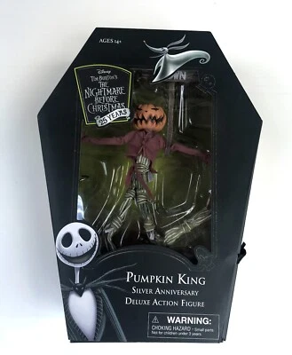 Pesadilla antes de Navidad Aniversario Plata Deluxe Pumpkin King + Mayor 2 Juguete Foto 1 de 4