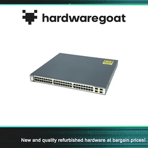 Cisco 3750G 48TS-S 48xGigE + 4 SFP IP Base WS-C3750G-48TS-S +Rack Mounts.0 - Bild 1 von 1