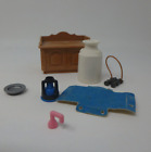 Vintage Geobra Playmobil Odds & Ends: Milk Churn, Changing Table, Binoculars, ++