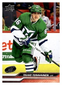 2023-24 Upper Deck UD Series 1  -32 Teuvo Teravainen - Carolina Hurricanes