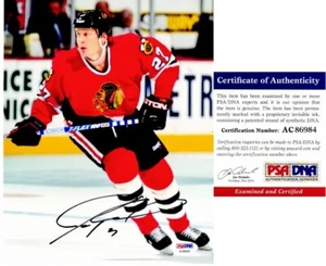 Jeremy Roenick Signed Chicago Blackhawks 8x10 inch Photo * NHL HOF + PSA/DNA COA - Picture 1 of 1