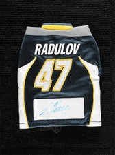 2007-08 Upper Deck Mini Jersey Collection Jerseys Home Alexander Radulov Auto