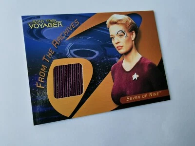 SEVEN OF NINE  Complete Star Trek Voyager FROM THE ARCHIVES Costume Card #C25 - Bild 1 von 2