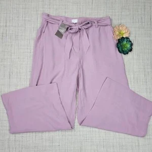 NWT Christian Siriano J.Jill Belt Full Leg Crop Pant 8P - Picture 1 of 10