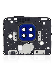 Back Camera Lens With Bracket For Motorola Moto G9 Play (XT2083 / 2020) (Blue)