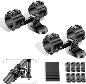 Abrazaderas dobles mejoradas de 2 piezas montaje de látigo UTV de alta resistencia ajustable 1,75"/2" - Imagen 1 de 7