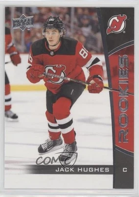 2019-20 Upper Deck Rookie Box Set Jack Hughes #1 RC - Image 1 of 2