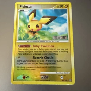 Pokémon Pichu 45/100 Platinum Stamped Reverse Holo Uncommon NM/LP - Picture 1 of 2