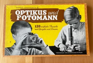 KOSMOS Baukasten Optikus und Fotomann komplett mit Anleitung 7. Auflage 1954 - Photo 1/14