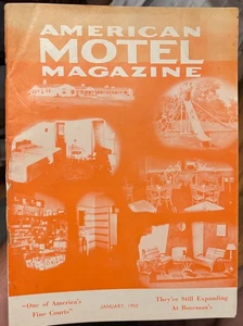 1950 American Motel Magazine 48 Page Business Periodical - Picture 1 of 4