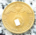 10 Reichspfennig 1937 F Messing 3. Reich HK Münze Deutsches Reich selten TOP
