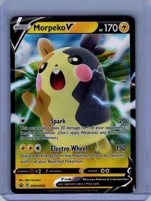 Pokemon SWSH: Sword & Shield Promo Cards #SWSH056 Morpeko V Near Mint or Better - Image 1 of 2