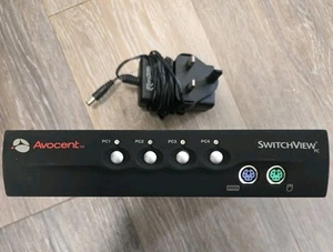 Avocent Switchview PC PS2 - 4 ports KVM Server Selector Port VGA - UK - Photo 1/8