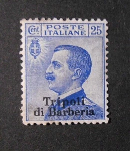 ITALIEN, ITALY, 1909 LEVANTE, TRIPOLIS von BARBERIA F.Italia SVR. 25c azz. postfrisch ss 6 - Bild 1 von 2