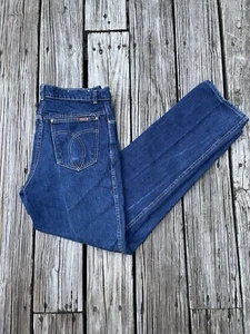 Mens Vintage Sasson Medium Wash Straight Leg Denim Cotton Jeans 33x32 - Picture 1 of 8