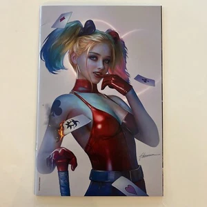 HARLEY QUINN #1 SHANNON MAER WHITE VIRGIN FAN EXPO CONVENTION VARIANT NM - Picture 1 of 2
