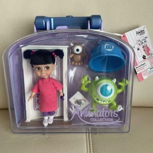 NEW Disney Store Animators Collection BOO Monsters Mini Doll Playset w/Case RARE - Picture 1 of 6
