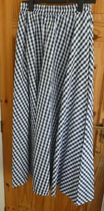 MIDI ROCKABILLY ROCKABILLY MARKENLOS MARINEBLAU UND WEISS KARIERT 12/14? - Bild 1 von 2