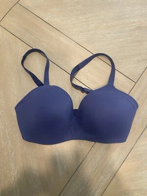 Women’s Wacoal Wireless (852189) Navy Blue Bra, Size 34D - Image 1 of 4