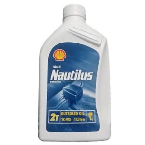 Shell Nautilus Premium 2T TC-W3 2-Stroke Outboard Oil Marine Engine 1 Litre 1L