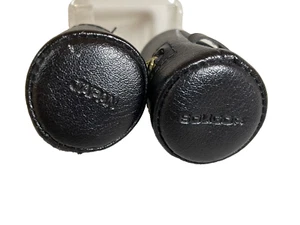 Soligor Lens Soft leather case zip snap JAPAN red velvet interior Lot of 2 Photo - Picture 1 of 6