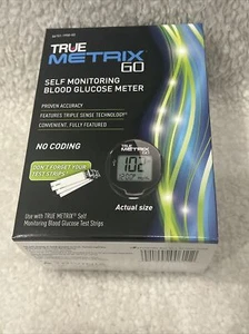 TRUE METRIX Go Self-Monitoring Blood Glucose Meter. New/ Sealed - Exp 01/2027 - Picture 1 of 3