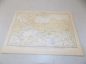Mapa antiguo de las montañas del Himalaya c1880 - Imagen 1 de 1