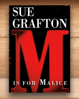 SIGNED: Sue Grafton - M Is For Malice - Hardcover DJ First Edition 1996 Foto 1 de 4