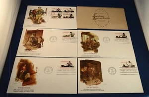 FLEETWOOD 5 Cover CACHET FDC SET: Scott# 1717/1720 Craftsmen of America Set 1977 - Picture 1 of 24