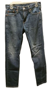 LEVI'S STRAUSS 511 MEN'S DARK BLUE STONE WASH DENIM JEANS PANTS SIZE 30 X 32 - Picture 1 of 2